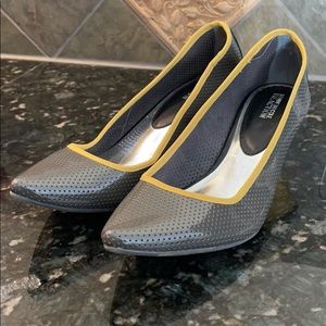 Kenneth Cole Reaction Patent Wedge Pumps